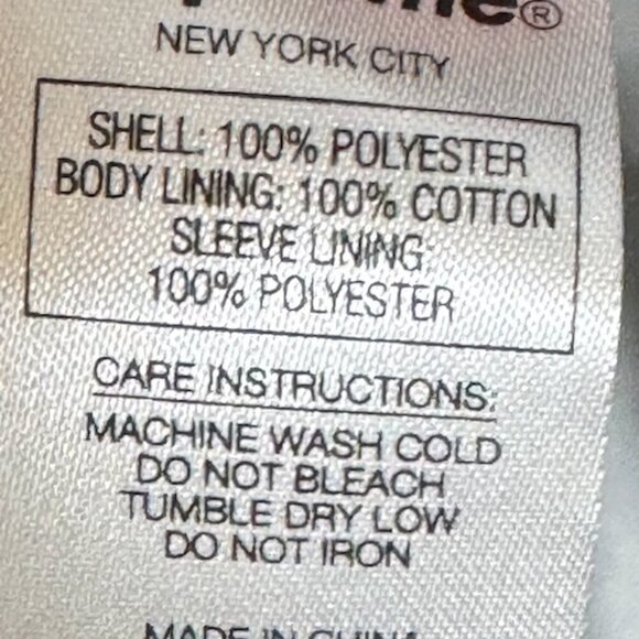 Supreme Jacket Gonz Logo Coaches Black Mens Medium streetwear embroidered logo - Picture 8 of 9